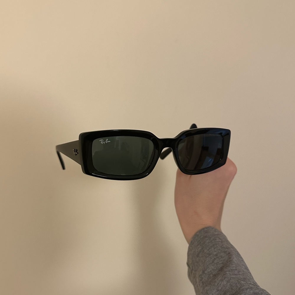 Ray Ban Kiliane black rectangular sunglasses